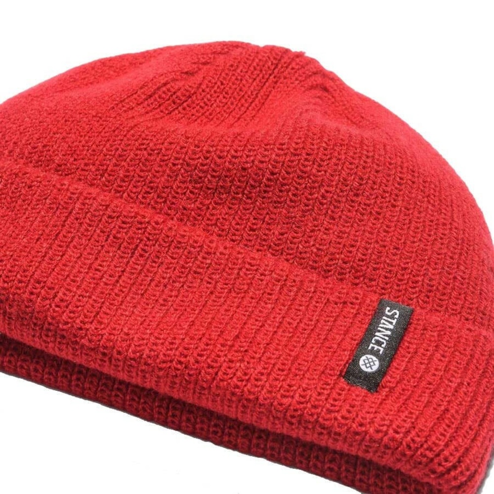 STANCE - ICON 2 SHALLOW BEANIE RED - Picture 4 of 12